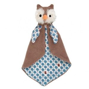 NEW! Apple Park Organic Cuddle Blankie Lovie | Owl